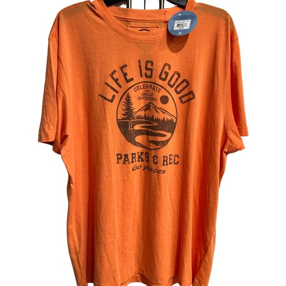 Life Is Good Other - Life Is Good Parks & Rec Orange Tee